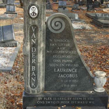 BANK Laurence Jacobus, van der 1953-1990