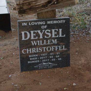 DEYSEL Willem Christoffel 1927-2017