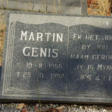 GENIS Martin 1956-1992