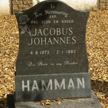 HAMMAN Jacobus Johannes 1973-1982