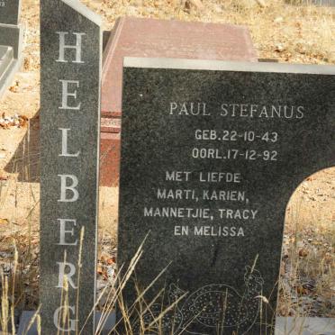 HELBERG Paul Stefanus 1943-1992