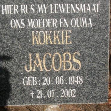 JACOBS Kokkie 1948-2002