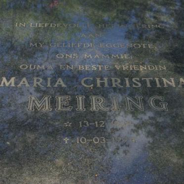 MEIRING Maria Christina 19?8-1994