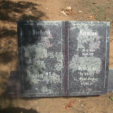 MULLER Diederik 1927-1999 &amp; Hermina 1930-1999