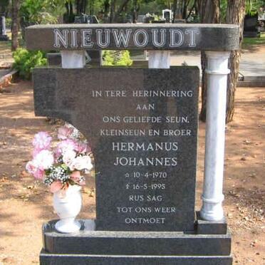 NIEUWOUDT Hermanus Johannes 1970-1995