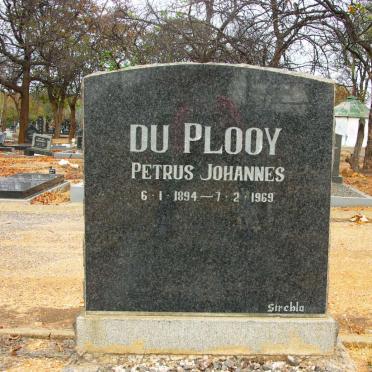 PLOOY Petrus Johannes, du 1894-1969
