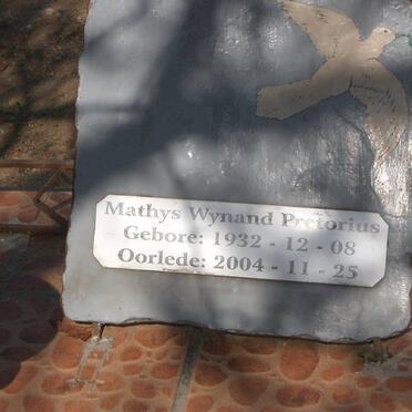 PRETORIUS Mathys Wynand 1932-2004 