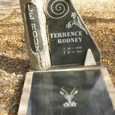 ROUX Terrence Rodney, le 1959-1981