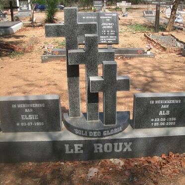 ROUX Alb, le 1956-2002 &amp; Elsie 1956-