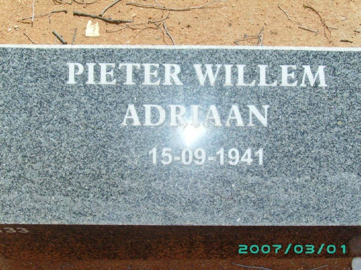 NEL Pieter Willem Adriaan 1941- &amp; Ivy Rosalee 1944-1996