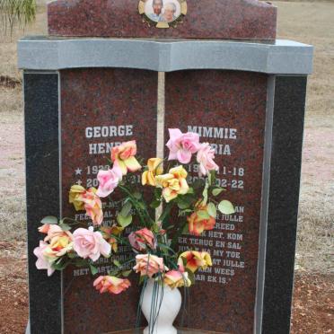 ALLISON George Henry 1922-2002 &amp; Mimmie Maria 1927-2006