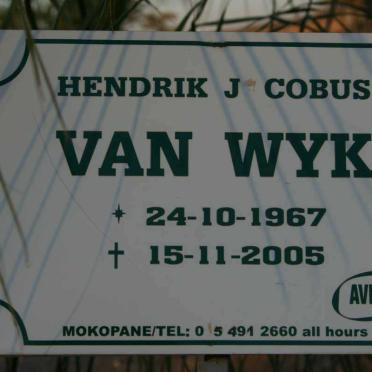 WYK Hendrik Jacobus, van 1967-2005