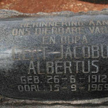 ENGELBRECHT Gert Jacobus Albertus 1912-1969