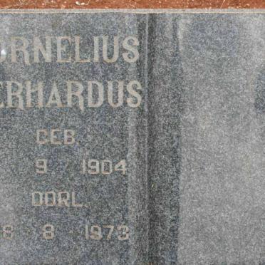 COETZEE Cornelius Gerhardus 1904-1973