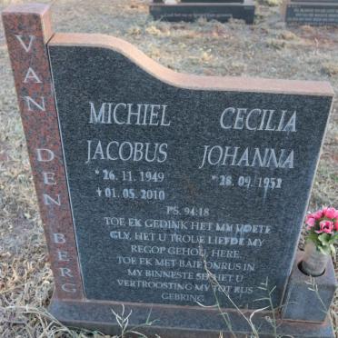 BERG Michiel Jacobus, van den 1949-2010 &amp; Cecilia Johanna 1952-