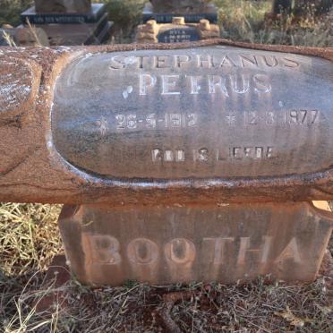BOOTHA Stephanus Petrus 1912-1977