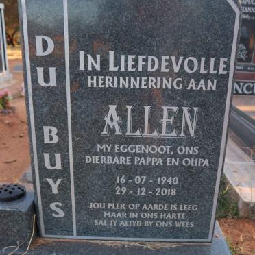 BUYS Allen, du 1940-2018
