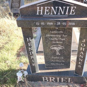 BRIEL Hendrik Johannes 1946-2016