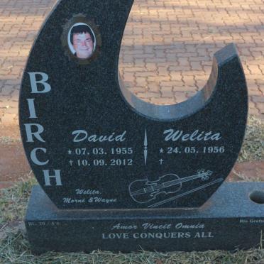 BIRCH David 1955-2012 &amp; Welita 1956-