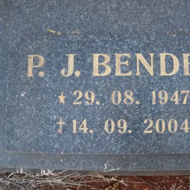 BENDER P.J. 1947-2004