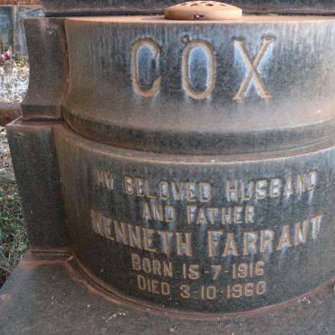 COX Kenneth Farrant 1916-1960