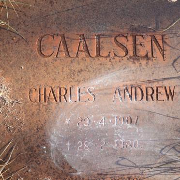 CAALSEN Charles Andrew 1907-1980
