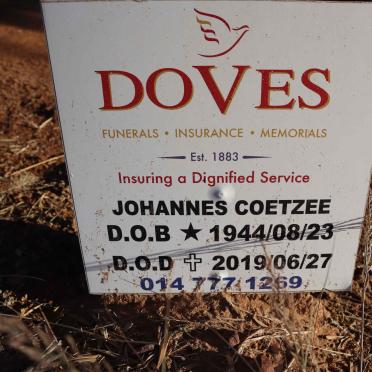 COETZEE Johannes 1944-2019