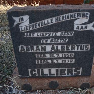 CILLIERS Abram Albertus 1950-1972