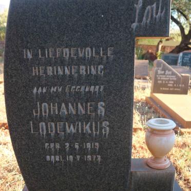 DIPPENAAR Johannes Lodewikus 1919-1973