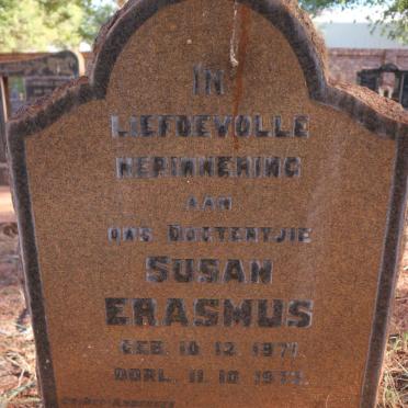 ERASMUS Susan 1971-1972