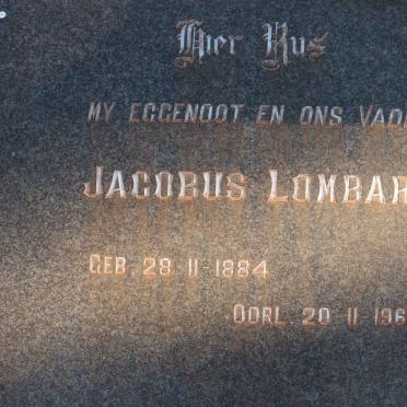 LOMBARD Jacobus 1884-1966