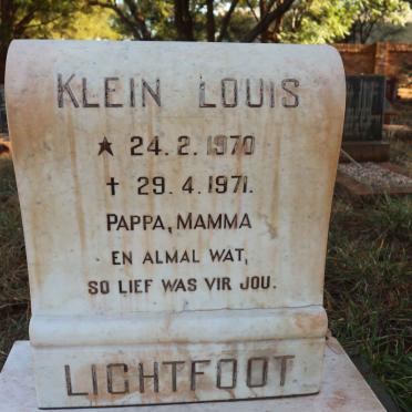 LIGHTFOOT Louis 1970-1971