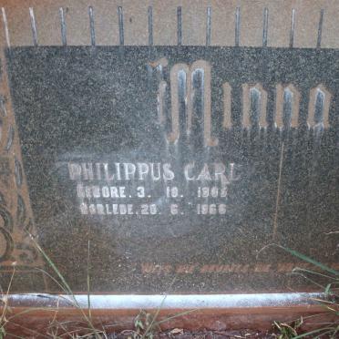 MINNAAR Philippus Carl 1905-1966