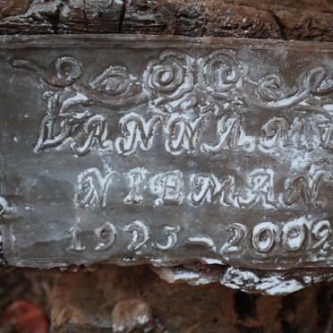 NIEMAN ?anny M. 192?-2009