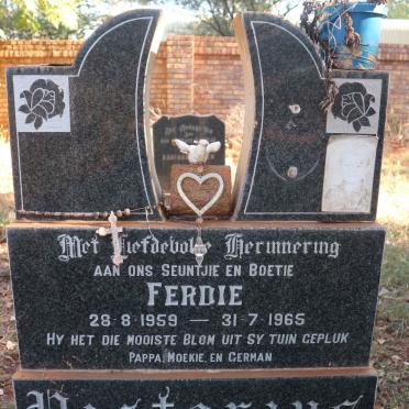 PISTORIUS Ferdie 1959-1965