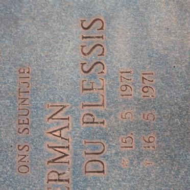 PLESSIS Herman, du 1971-1971