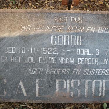PISTORIUS C.A.F. 1922-1970