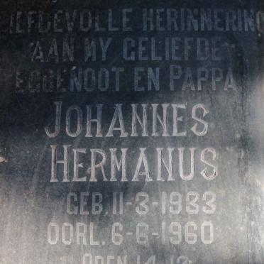 POTGIETER Johannes Hermanus 1933-1960