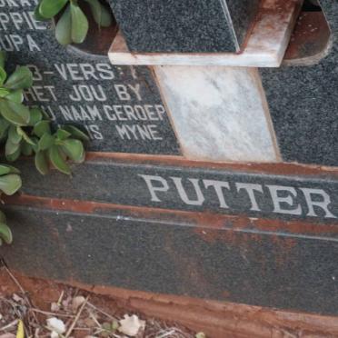 PUTTER Chris 1926-1994 &amp; Marietjie 1933-2017