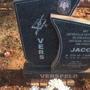 VERSVELD Jaco 1985-2004