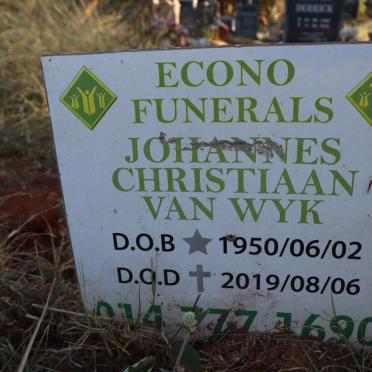 WYK Johannes Christiaan, van 1950-2019