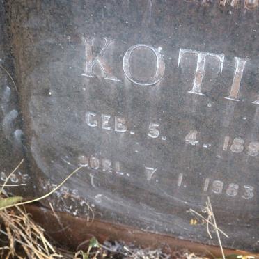 WYK Kotie, van 1896-1983