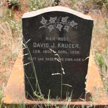 KRUGER David J. 1850-1938