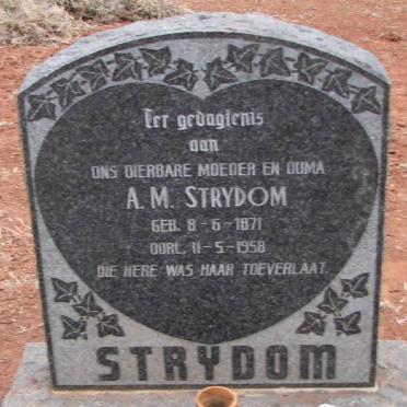 STRYDOM A.M. 1871-1958