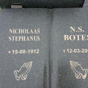 BOTES Nicolaas Stephanus 1912-2007