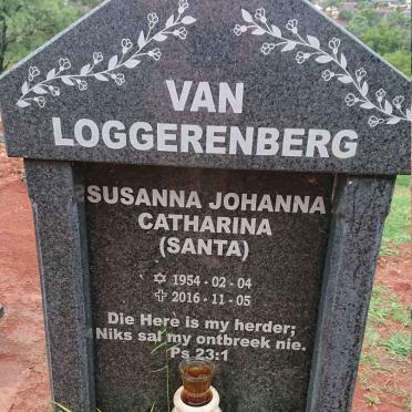 LOGGERENBERG Susanna Johanna Catharina, van 1954-2016