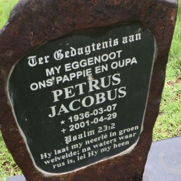 OOSTHUIZEN Petrus Jacobus 1936-2001