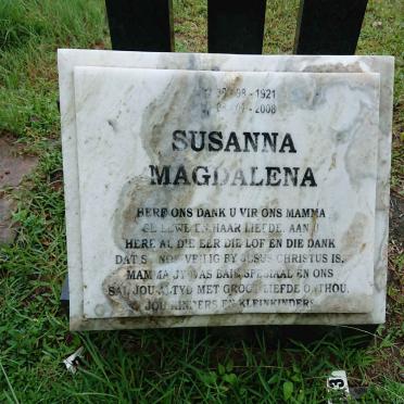 SENEKAL Susanna Magdalena 1921-2008