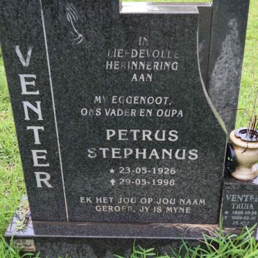 VENTER Petrus Stephanus 1926-1998