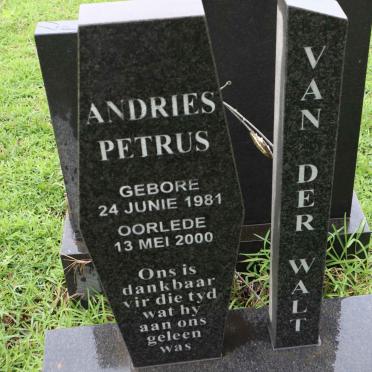 WALT Andries Petrus, van der 1981-2000